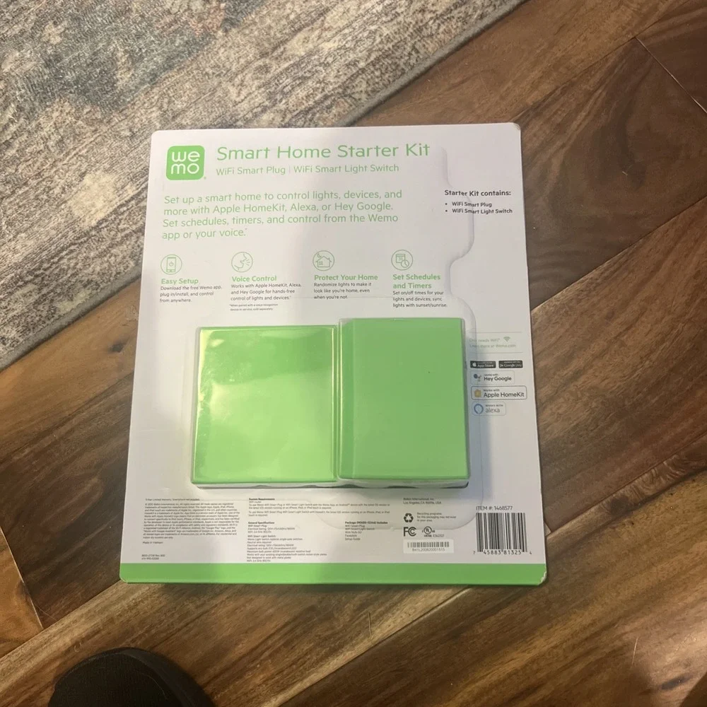 Wemo Smart Home Starter Kit Smart Plug Switch Controlled Google Apple Alexa New